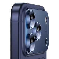 Προστατευτικό Φακών Κάμερας Aluminum Alloy για iPhone 17 Pro Max Blue