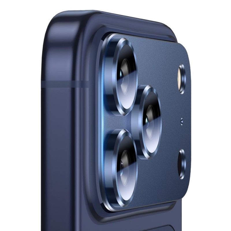 Προστατευτικό Φακών Κάμερας Aluminum Alloy για iPhone 17 Pro Max Blue