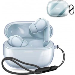 Θήκη Xiaomi Redmi Buds 8 Pro Silicone Skin with Carabiner Clear