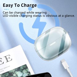 Θήκη Xiaomi Redmi Buds 8 Pro Silicone Skin with Carabiner Clear