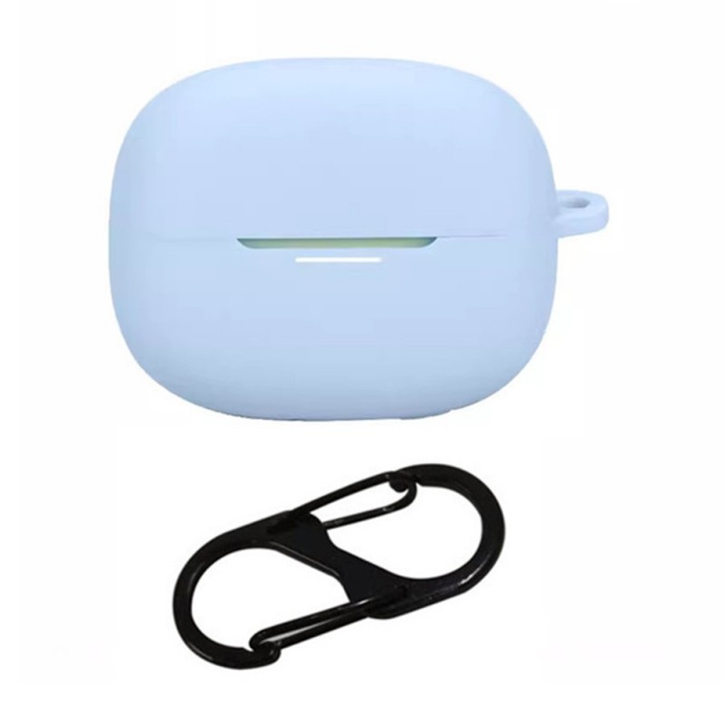 Θήκη Xiaomi Redmi Buds 8 Pro Silicone Skin with Carabiner Light Blue