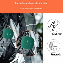 Θήκη Xiaomi Redmi Buds 8 Active Silicone Skin with Carabiner Clear