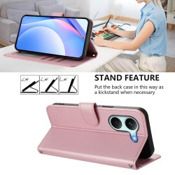 Θήκη Leather Stand Wallet Case Xiaomi Poco X8 Pro 5G Pink