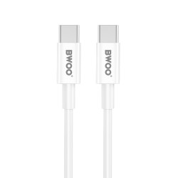Φορτιστής BWOO GaN Wall Charger CDA159 1x USB-C + Cable USB-C-1xUSB-C 20W White