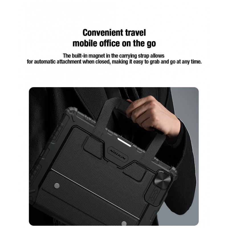 Θήκη Πληκτρολογίου/Υποδοχή Γραφίδας Nillkin Bumper GO Keyboard Case (Backlit Version) Apple iPad Air 10.9” 4 / 5 / 2020-2022 / 11” 6 / 7 / 2024-2025 Black