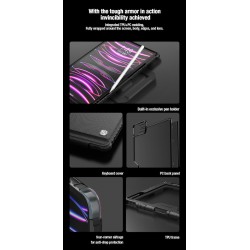 Θήκη Πληκτρολογίου/Υποδοχή Γραφίδας Nillkin Bumper GO Keyboard Case (Backlit Version) Apple iPad Air 10.9” 4 / 5 / 2020-2022 / 11” 6 / 7 / 2024-2025 Black