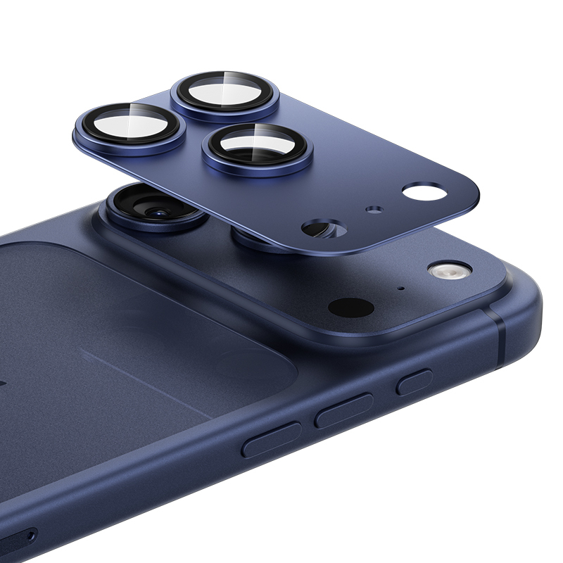 Προστατευτικό Φακών Κάμερας Benks Tempered Glass Warrior Metal Integrated Lens Protector (C070) for iPhone 17 Pro Max (6.9") Blue (3τμχ)