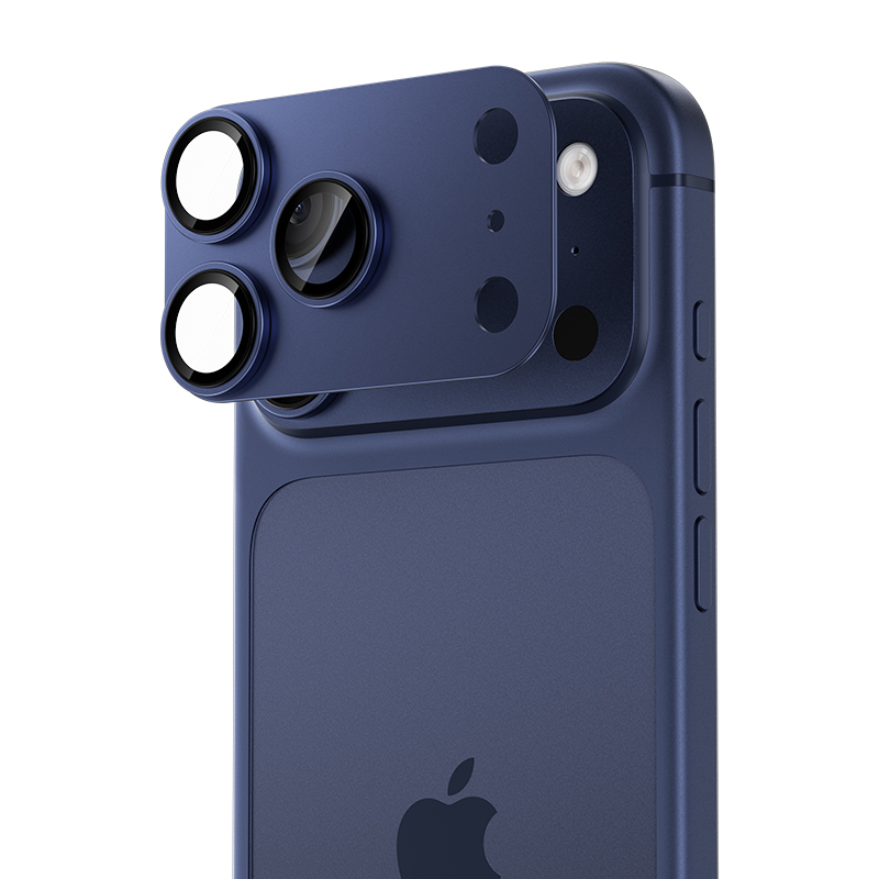 Προστατευτικό Φακών Κάμερας Benks Tempered Glass Warrior Metal Integrated Lens Protector (C070) for iPhone 17 Pro Max (6.9") Blue (3τμχ)
