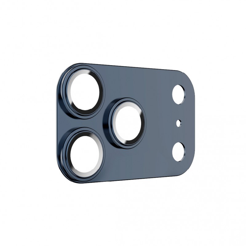 Προστατευτικό Φακών Κάμερας Benks Tempered Glass Warrior Metal Integrated Lens Protector (C070) for iPhone 17 Pro Max (6.9") Blue (3τμχ)