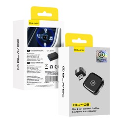 Ασύρματο Blavec Adapter Carplay Android Auto Wireless BCP-03 + Adapter Type C (CPAABCP03-BWUB) Black