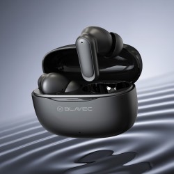 Ακουστικά Bluetooth Blavec TWS Earphones BW-08 Speak AI (BW08SA-B) Black