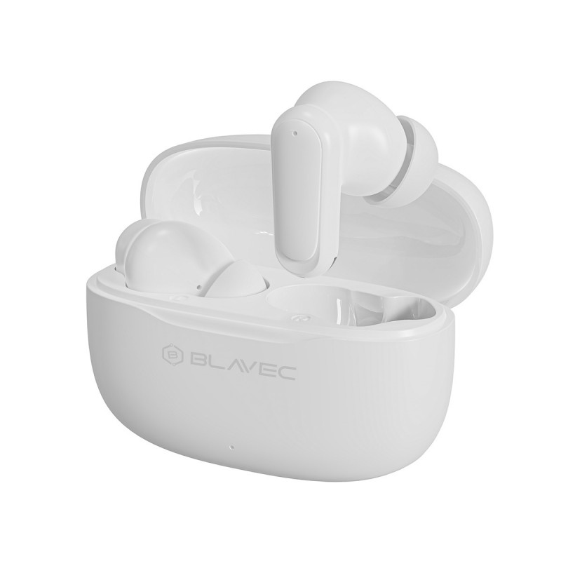 Ακουστικά Bluetooth Blavec TWS Earphones BW-08 Speak AI (BW08SA-W) White