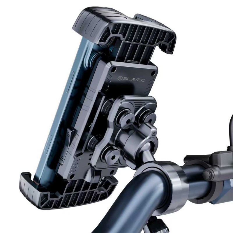 Βάση Μηχανής/Ποδηλάτου Blavec Bike Holder BV-04 Velo to Handlebar with Active Shock Absorbtion (BV04-SAHB) Black 