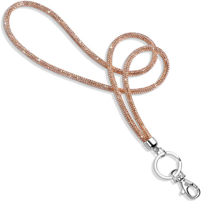  Λουράκι Λαιμού Στήριξης Θήκης Crossbody Strap Lanyard G-02 Rose Gold