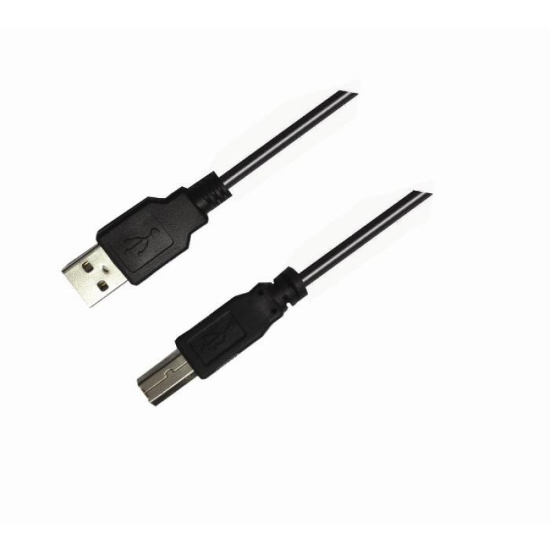 Καλώδιο Aculine USB-005 USB-A to USB-B M/M 3m Black