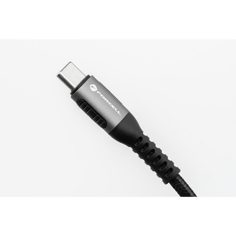 Καλώδιο Data Forcell F-Energy C263 Cafule Fast Charging Cable USB-C to USB-C 240W 0.5m Black