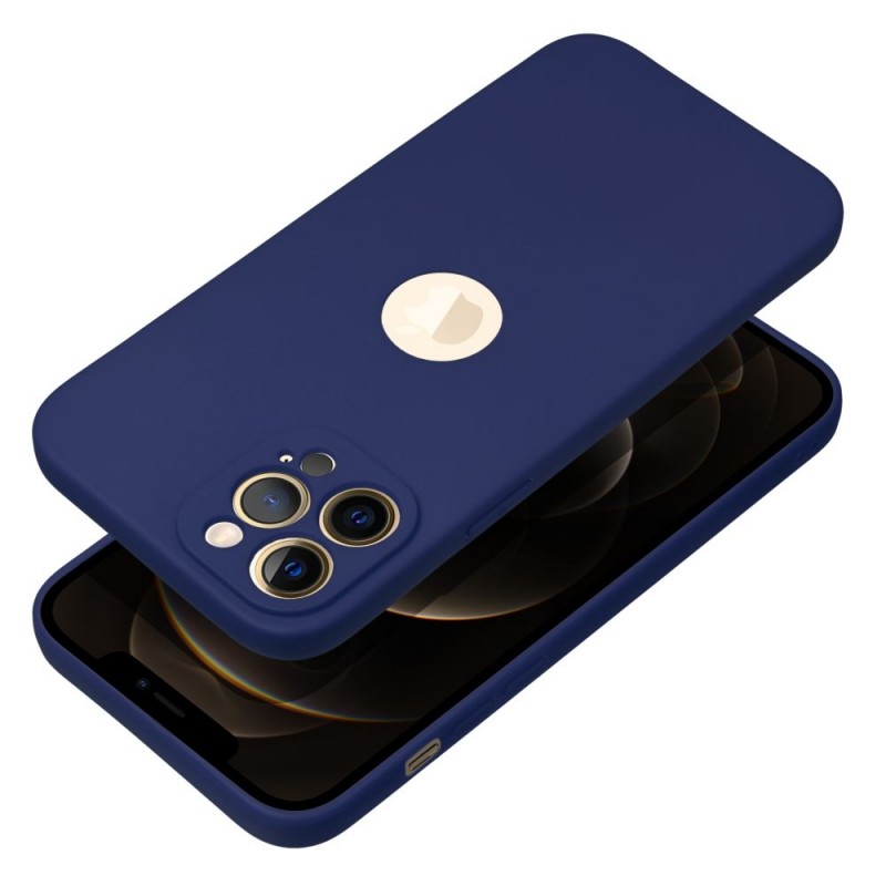 Θήκη Soft Silicone Cover Apple iPhone 12 Pro Max (6.7") Blue
