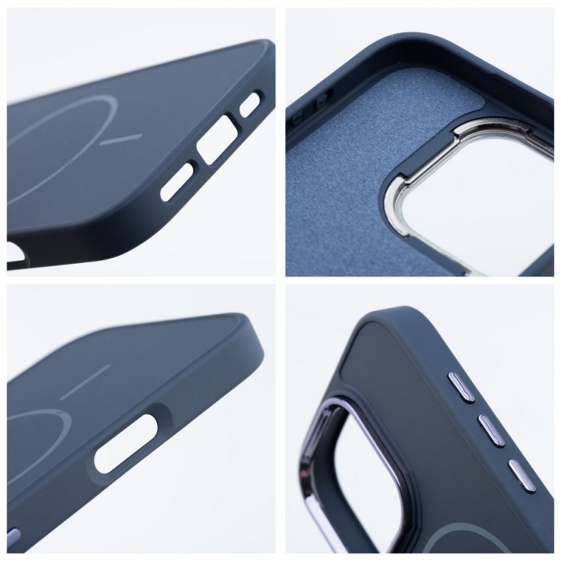 Θήκη Frame Mag Cover with Magsafe Apple iPhone 13 Pro (6.1") Navy Blue
