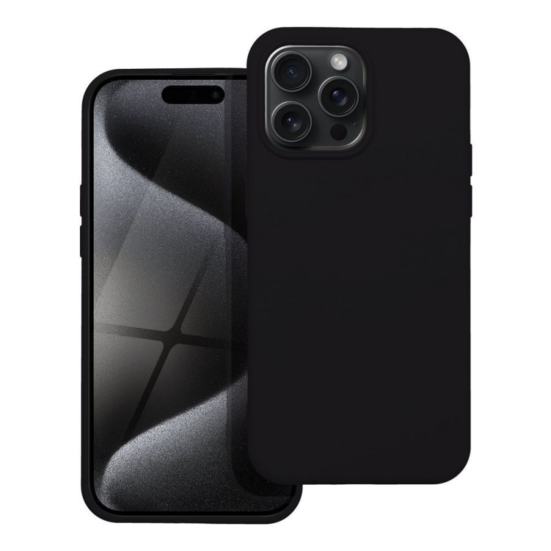 Θήκη Silicone Cover Apple iPhone 15 Pro Max (6.7") Black