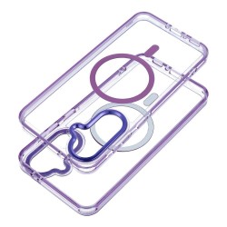Θήκη  Frame Clear Hybrid Mag Cover with Magsafe Samsung Galaxy A57 SM-A576 5G Purple