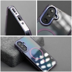 Θήκη  Frame Clear Hybrid Mag Cover with Magsafe Samsung Galaxy A57 SM-A576 5G Purple