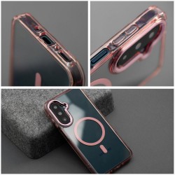 Θήκη  Frame Clear Hybrid Mag Cover with Magsafe Samsung Galaxy A57 SM-A576 5G Powder Pink
