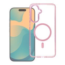 Θήκη  Frame Clear Hybrid Mag Cover with Magsafe Samsung Galaxy A57 SM-A576 5G Powder Pink