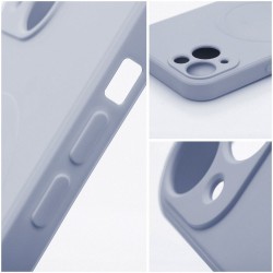 Θήκη Silicone Mag Cover with Magsafe Samsung Galaxy A57 SM-A576 5G Light Blue