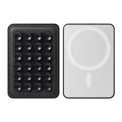 Βάση Βεντούζα Σιλικόνης με Magsafe Για Κινητό Black