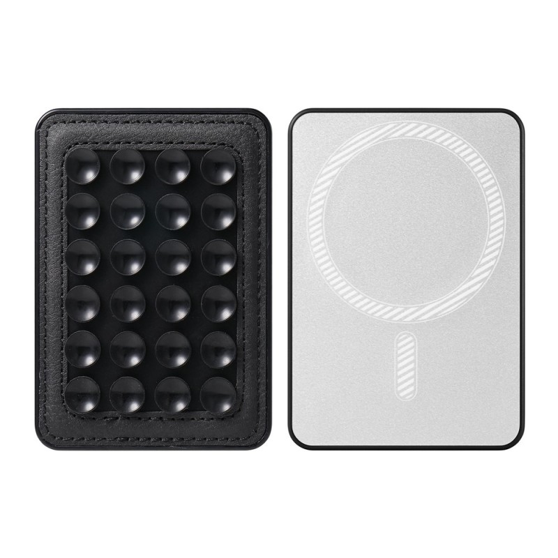 Βάση Βεντούζα Σιλικόνης με Magsafe Για Κινητό Black