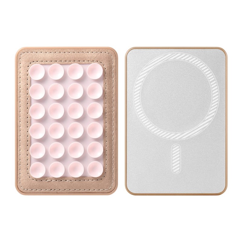 Βάση Βεντούζα Σιλικόνης με Magsafe Για Κινητό Pink