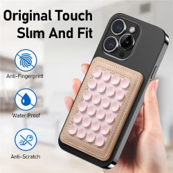 Βάση Βεντούζα Σιλικόνης με Magsafe Για Κινητό Pink