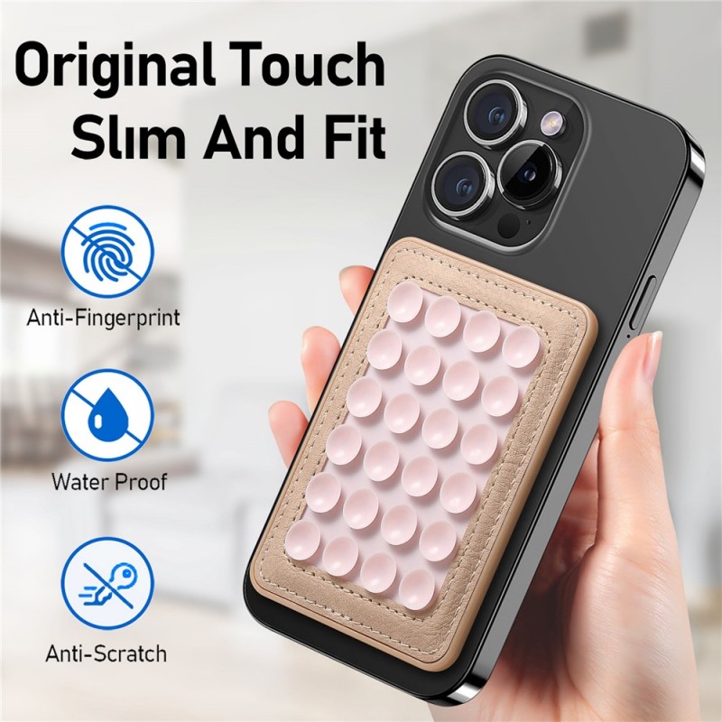 Βάση Βεντούζα Σιλικόνης με Magsafe Για Κινητό Pink