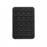 Βάση Βεντούζα Σιλικόνης Μονής Όψης Για Κινητό Black