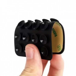 Βάση Βεντούζα Σιλικόνης Μονής Όψης Για Κινητό Light Green