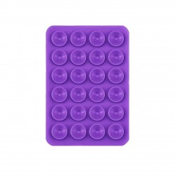 Βάση Βεντούζα Σιλικόνης Μονής Όψης Για Κινητό Purple