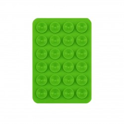 Βάση Βεντούζα Σιλικόνης Μονής Όψης Για Κινητό Light Green