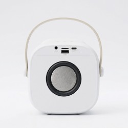 Φορητό Ηχείο Blavec WS-08 Karaoke Idol Portable Bluetooth Speaker with 2 Microphones 8W White