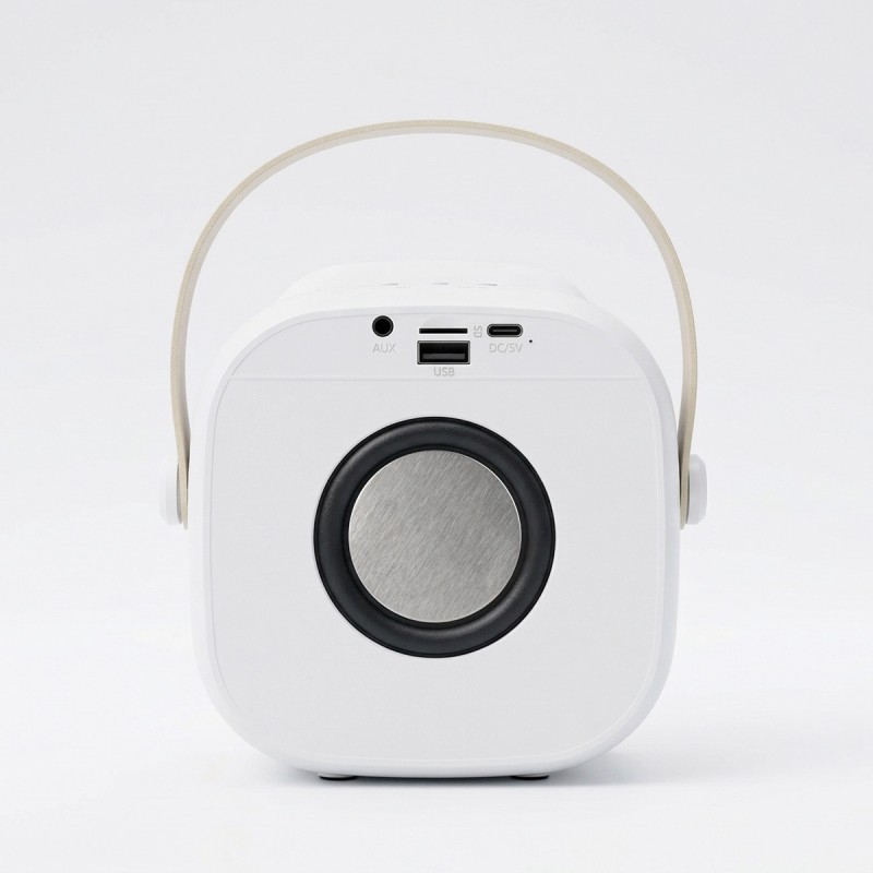 Φορητό Ηχείο Blavec WS-08 Karaoke Idol Portable Bluetooth Speaker with 2 Microphones 8W White