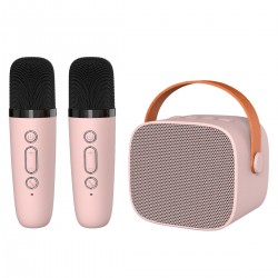 Φορητό Ηχείο Blavec WS-07 Karaoke Party Portable Bluetooth Speaker with 2 Microphones 5W Pink