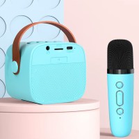 Φορητό Ηχείο Blavec WS-07 Karaoke Party Portable Bluetooth Speaker with 2 Microphones 5W Blue