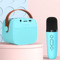 Φορητό Ηχείο Blavec WS-07 Karaoke Party Portable Bluetooth Speaker with 2 Microphones 5W Blue