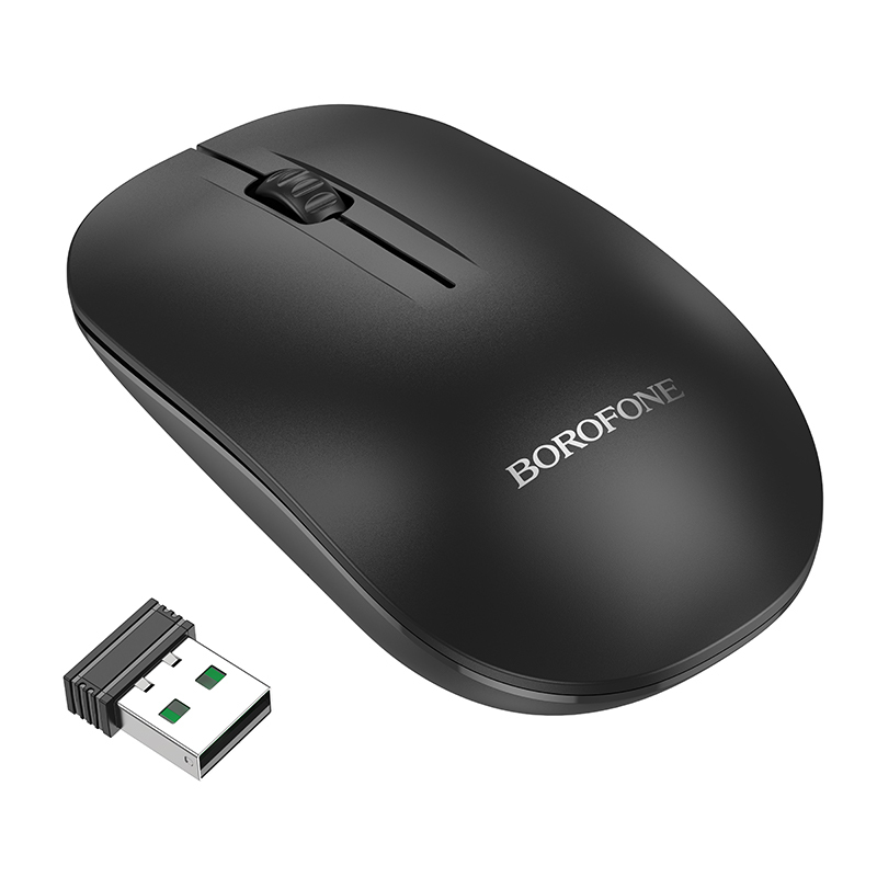 Ασύρματο Ποντίκι Borofone BG14 Planet Wireless Bluetooth Mouse Black