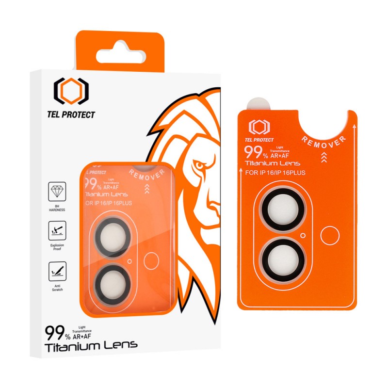Προστατευτικό Φακών Κάμερας Tel Protect Titanium Lens 99% AR on Camera for iPhone 17 (6.3") Clear (2τμχ)