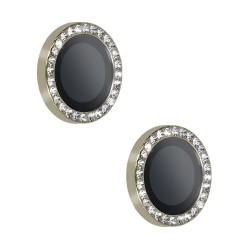 Προστατευτικό Φακών Κάμερας Tempered Glass Hard Diamond Camera Lens for iPhone 17 (6.3") Titanium (2τμχ)