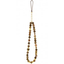 Θήκη Guess PU 4G Metal Logo Strap Apple iPhone 17 (6.3") Brown