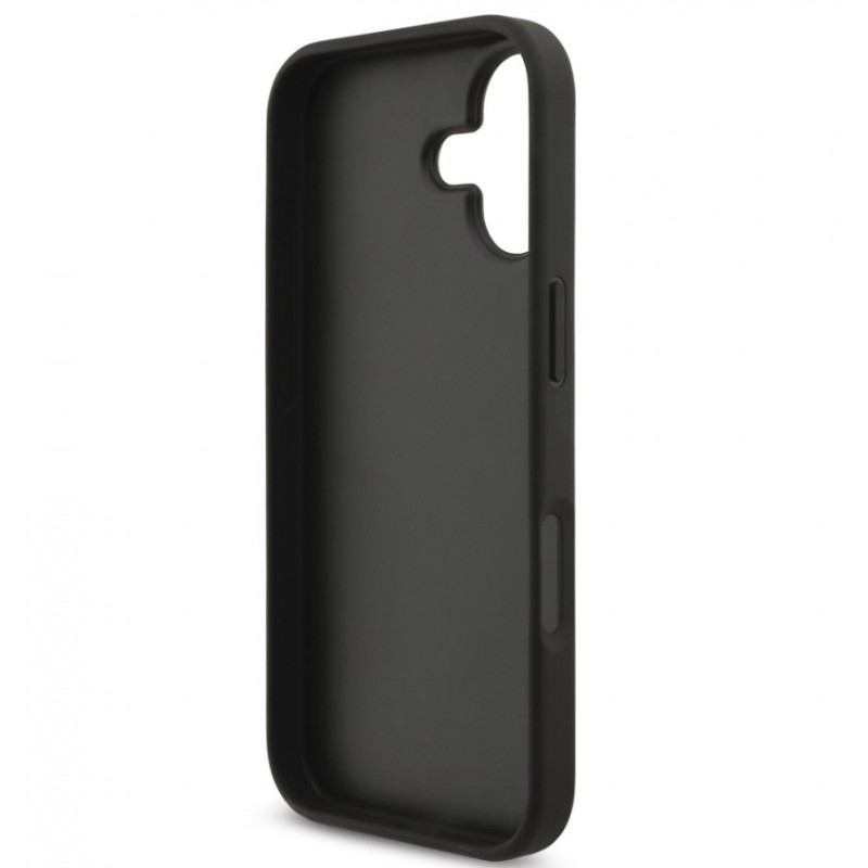Θήκη Guess PU 4G Metal Logo Case Apple iPhone 17 (6.3") Black