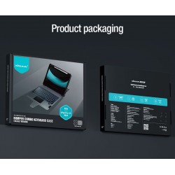 Θήκη Πληκτρολογίου/Υποδοχή Γραφίδας Nillkin Bumper Combo Keyboard Case (Backlit Version) Apple iPad Pro 13" 2024 Black