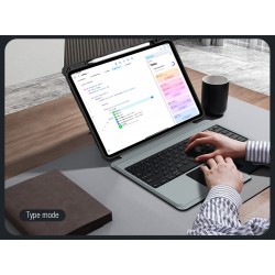 Θήκη Πληκτρολογίου/Υποδοχή Γραφίδας Nillkin Bumper Combo Keyboard Case (Backlit Version) Apple iPad Pro 13" 2024 Black