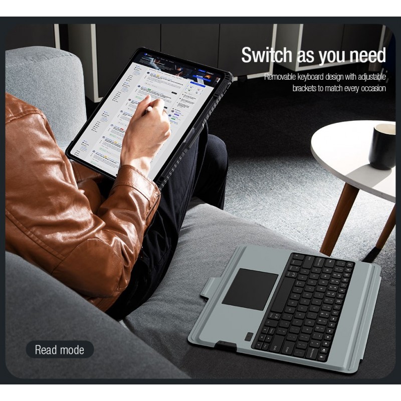 Θήκη Πληκτρολογίου/Υποδοχή Γραφίδας Nillkin Bumper Combo Keyboard Case (Backlit Version) Apple iPad Pro 13" 2024 Black
